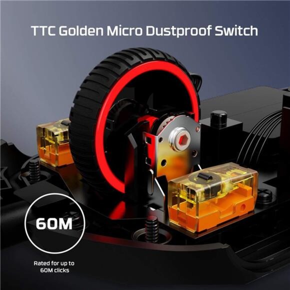 HyperX Pulsefire Haste – Gaming Mouse – Ultra-Lightweight, 60g, Honeycomb Shell - Picture 4 of 6